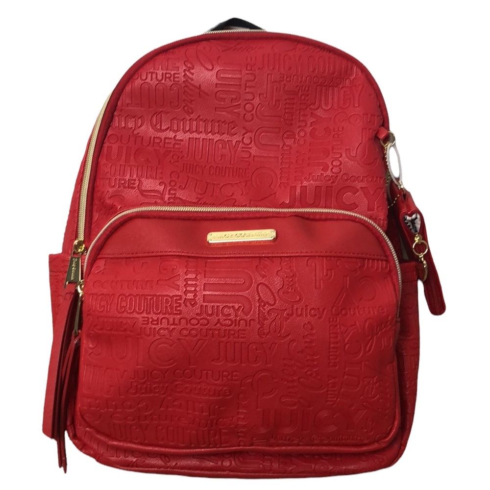 Juicy Couture Red Backpack with Coin Purse